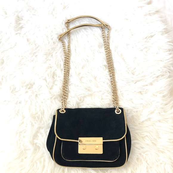 Michael Kors Handbags - MICHAEL KORS SUEDE SLOAN CROSSBODY BAG